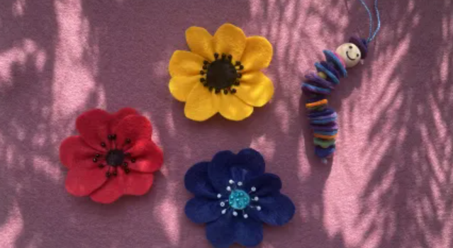 24. 4.: Mezigenerační dílna v knihovně – Květinové brože